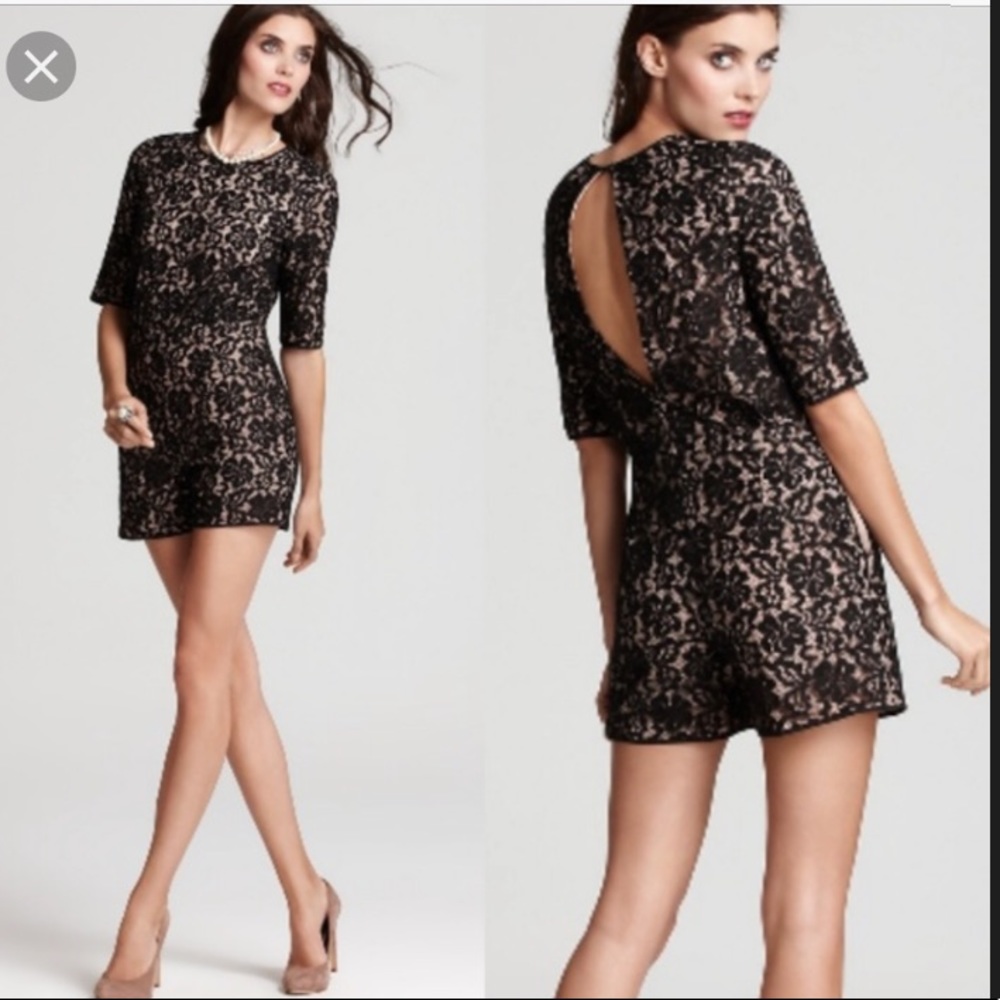 BCBG lace romper